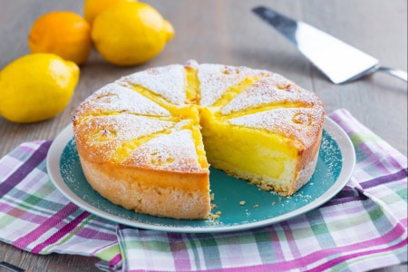 Gâteau à la crème au citron