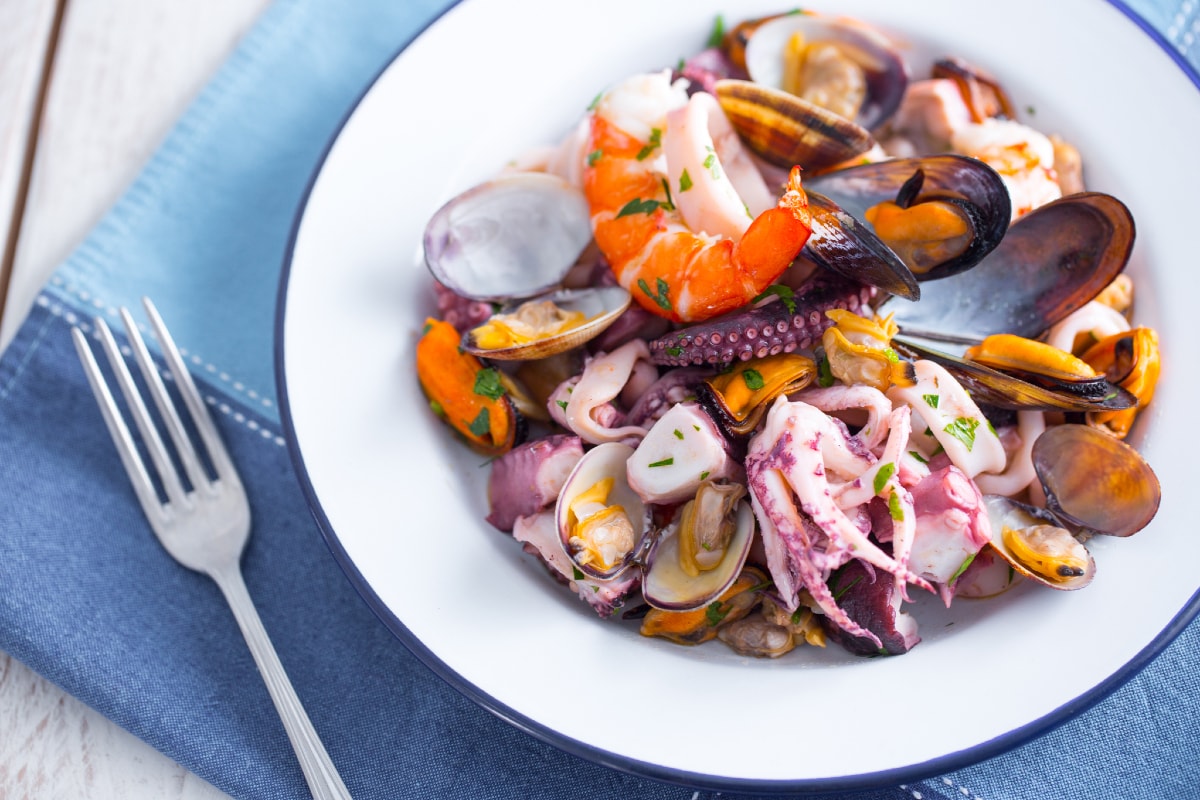 Salade de fruits de mer