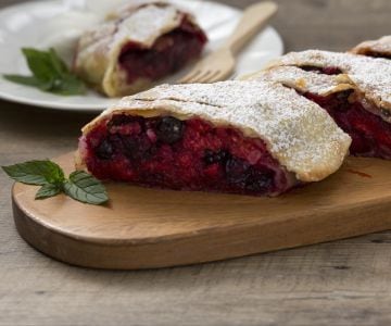 Strudel aux fruits des bois