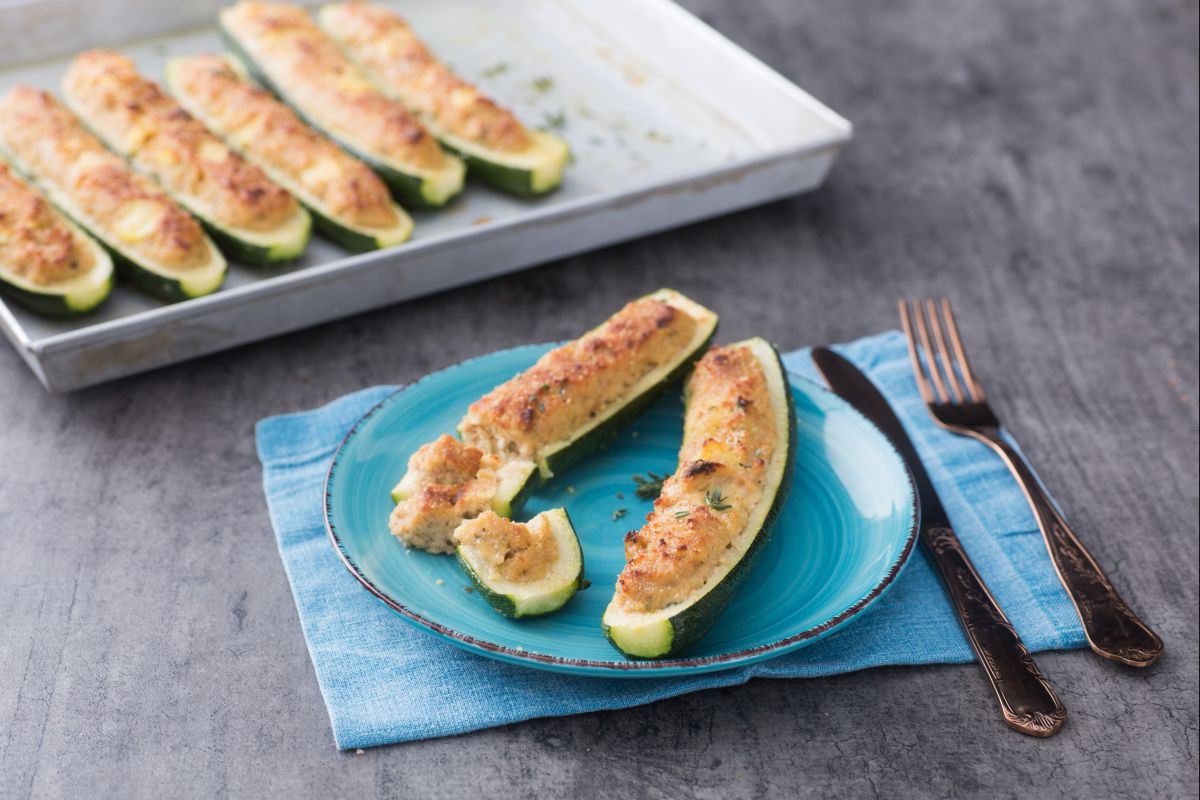 Courgettes farcies à la Ligurienne