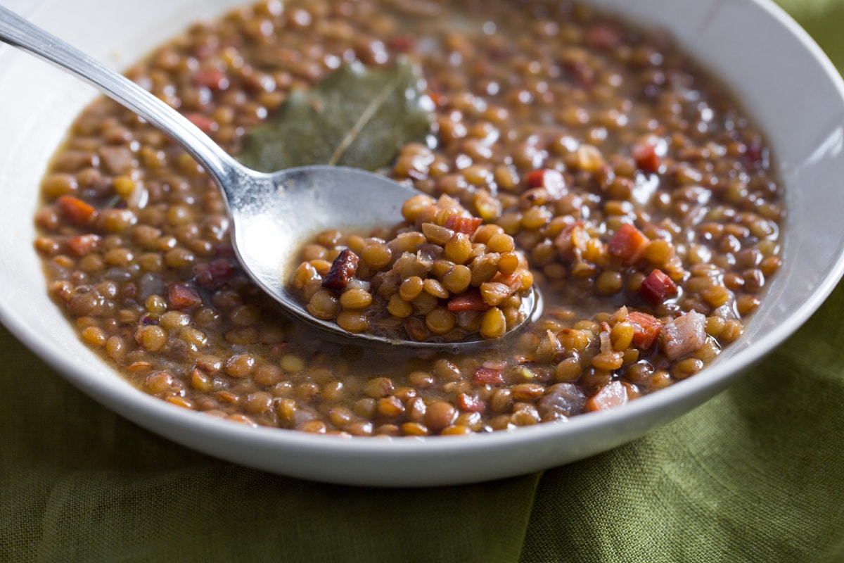 Lentilles savoureuses aux arômes