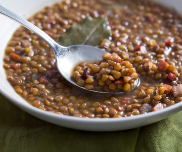 Lentilles savoureuses aux arômes