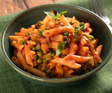 Penne au ragoût de légumes