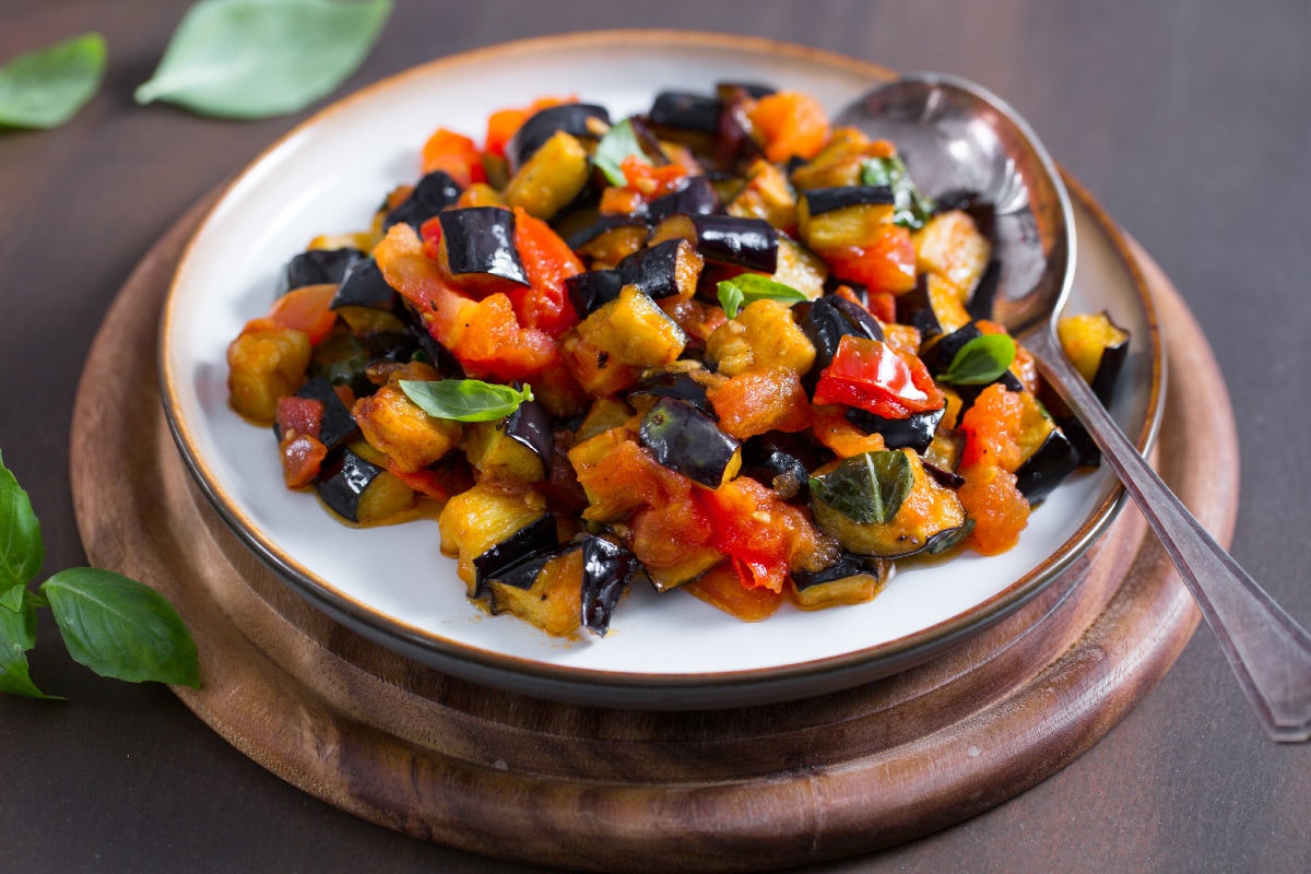 Aubergines à la caponata