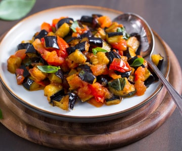 Aubergines à la caponata