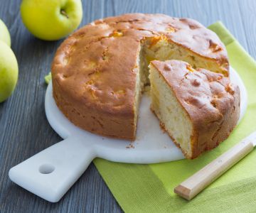 Gâteau aux pommes et mascarpone