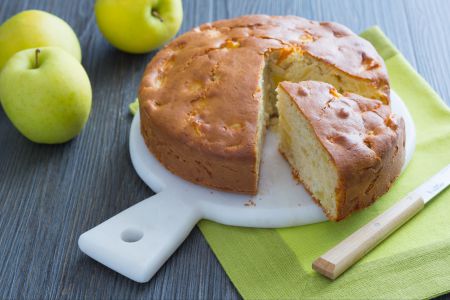 Gâteau aux pommes et mascarpone