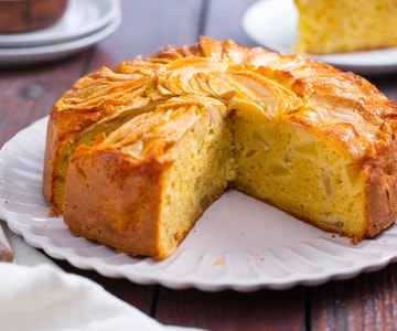 Gâteau aux pommes sans beurre