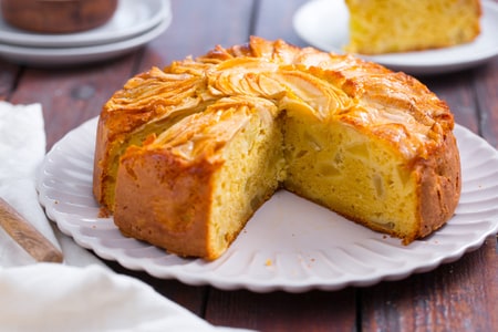 Gâteau aux pommes sans beurre