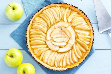 Gâteau aux pommes classique