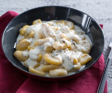 Gnocchi avec crème de gorgonzola