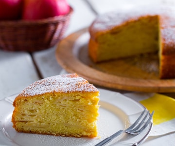 Gâteau aux pommes invisibles