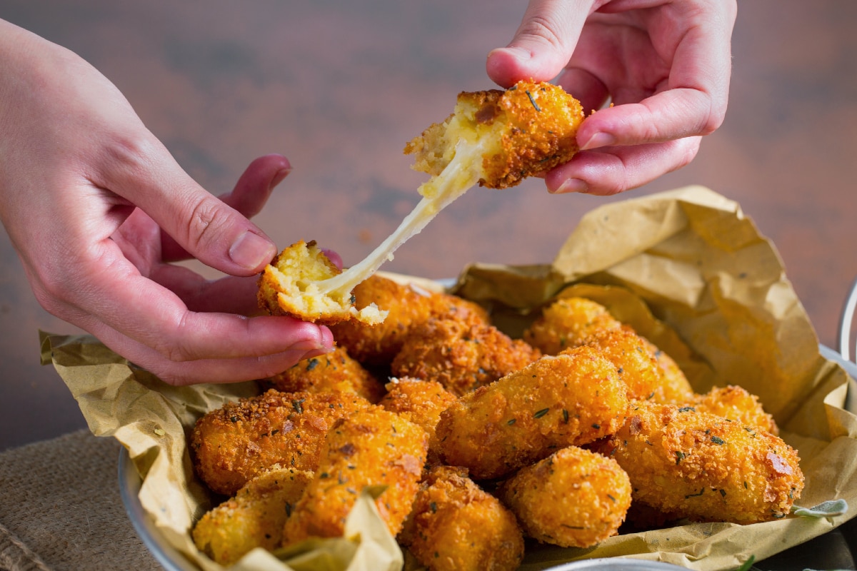 Croquettes de pommes de terre au cœur fondant