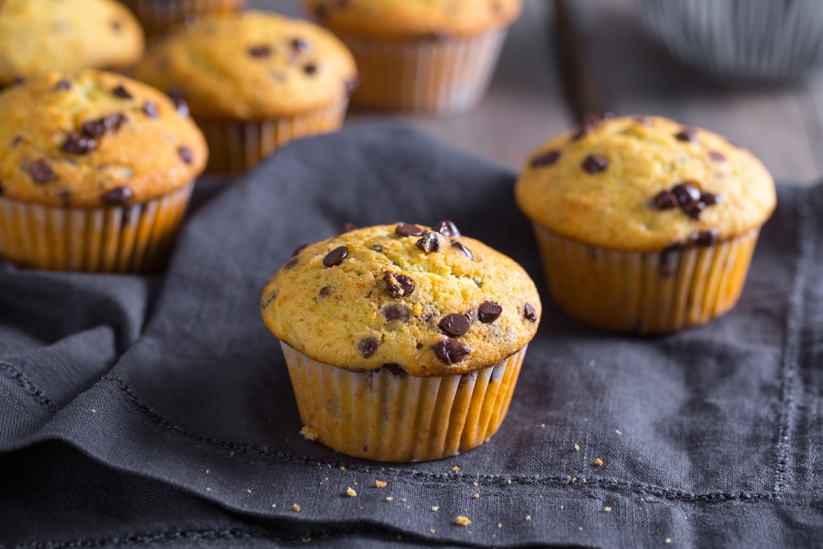 Muffins aux pépites de chocolat