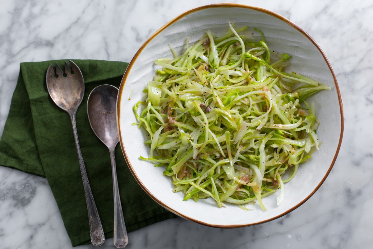 Salade de puntarelle à la romaine