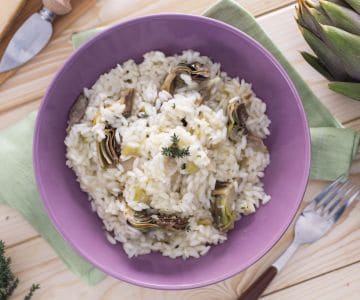 Risotto aux artichauts