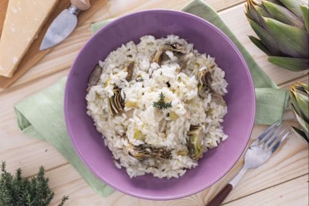 Risotto aux artichauts