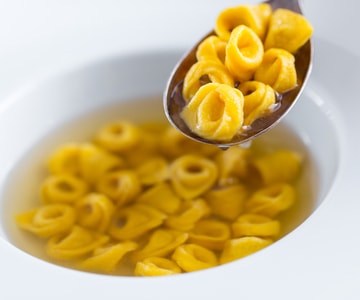 Tortellini en bouillon