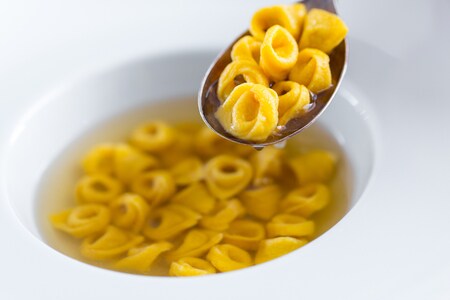 Tortellini en bouillon