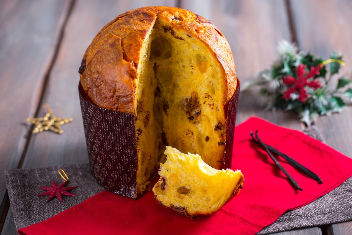 Panettone poires et chocolat