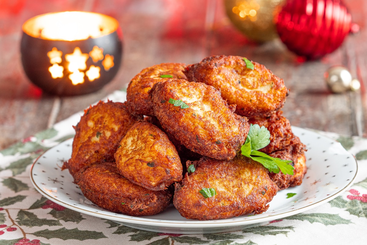 Boulettes de morue et pommes de terre