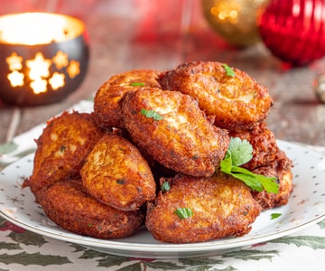 Boulettes de morue et pommes de terre