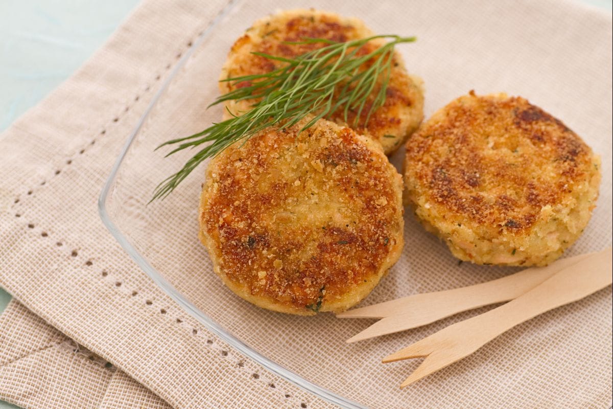 Croquettes de saumon et pommes de terre