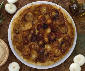 Tarte tatin aux oignons