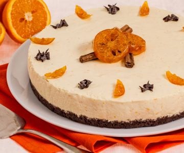 Cheesecake orange et cannelle