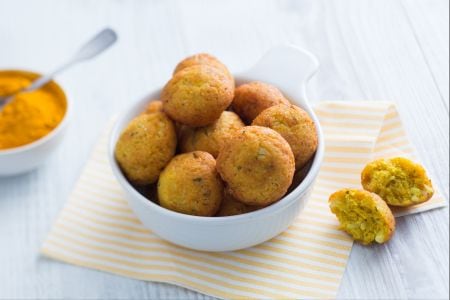 Boulettes de chou-fleur et curcuma