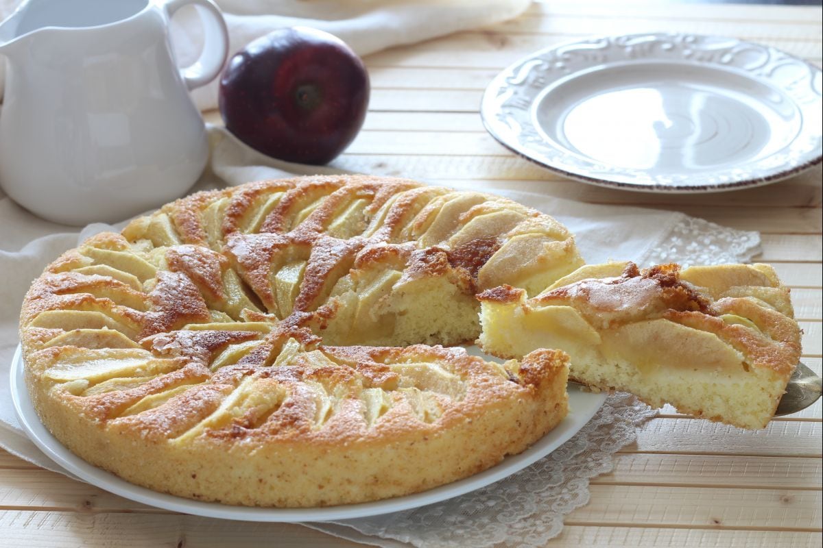 Gâteau aux pommes au micro-ondes