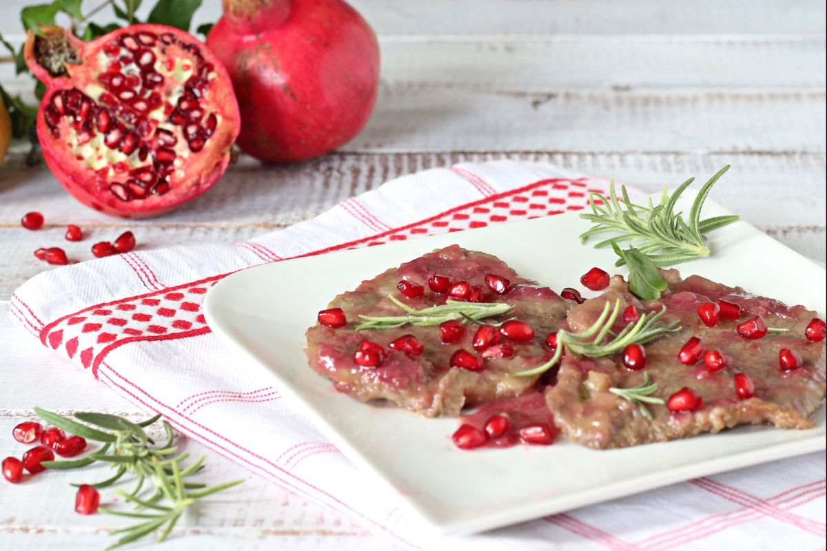 Escalopes de veau à la grenade