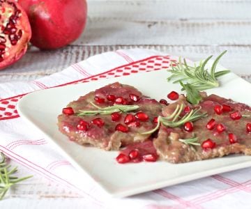 Escalopes de veau à la grenade