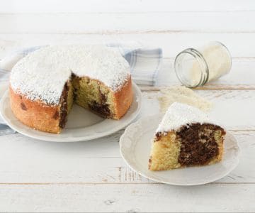 Gâteau moelleux noix de coco et chocolat